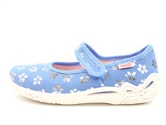 Superfit slippers Belinda blue flower